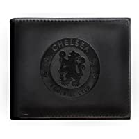 Chelsea FC - Cartera oficial con el escudo grabado - Negro